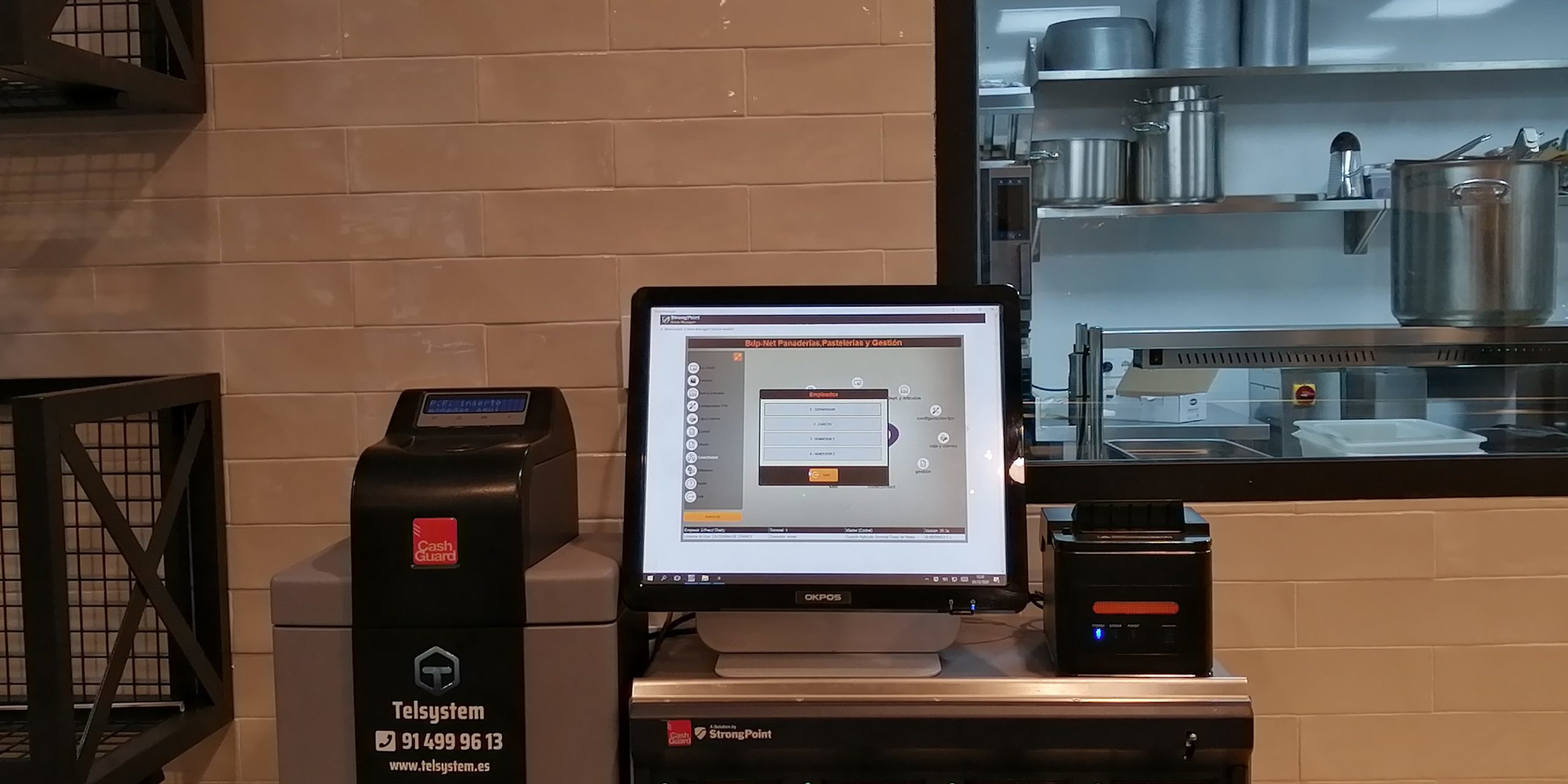 Instalacion CashGuard en Restaurante La Cocina de Charly Telsystem Distribuidor Oficial CashGuard-en-Restaurante
