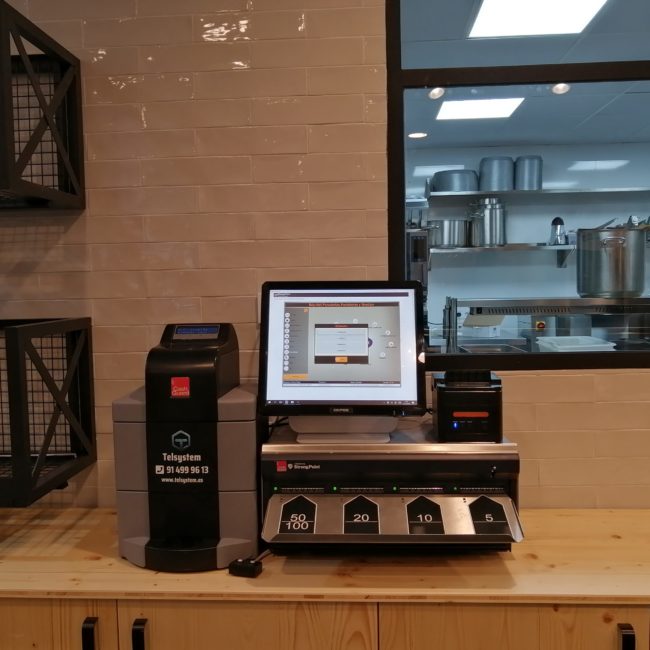 Instalacion CashGuard en Restaurante La Cocina de Charly Telsystem Distribuidor Oficial CashGuard-en-Restaurante